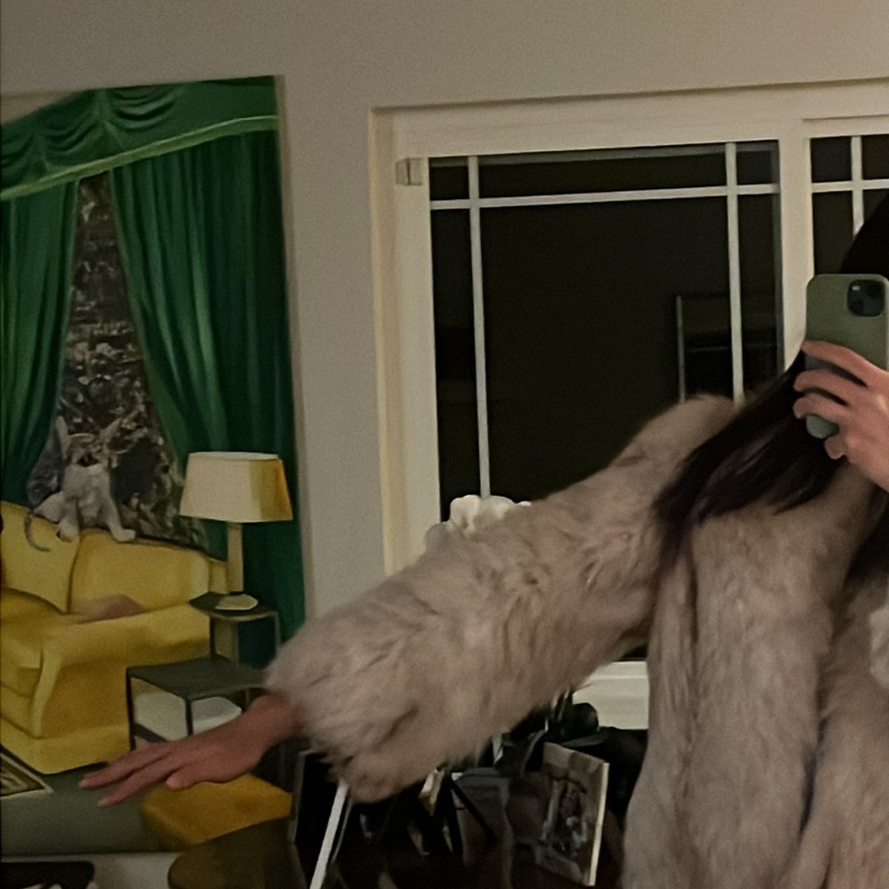Vintage fox fur cropped coat - Picture 12 of 12